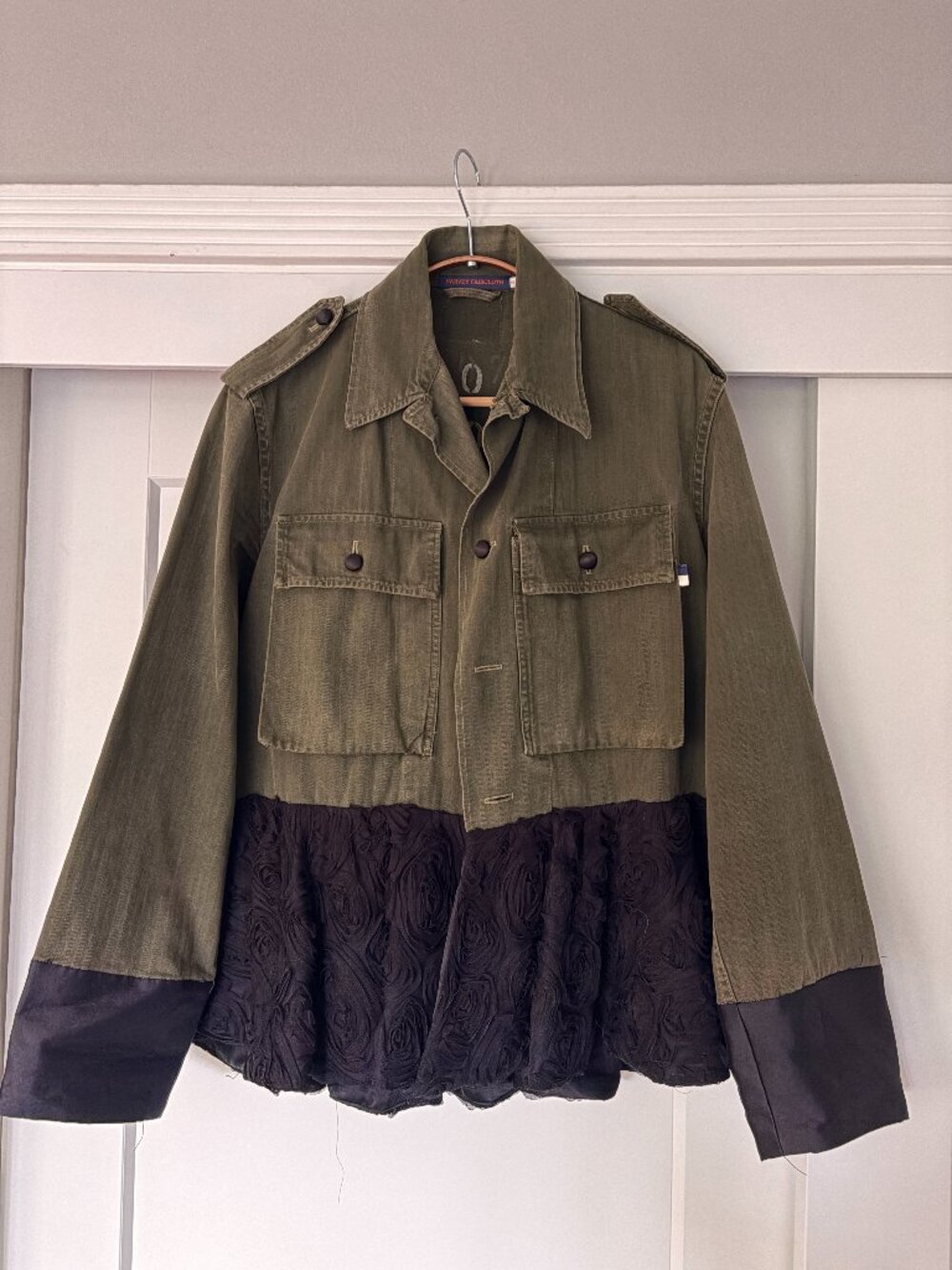 Harvey Faircloth jacket with flower details
